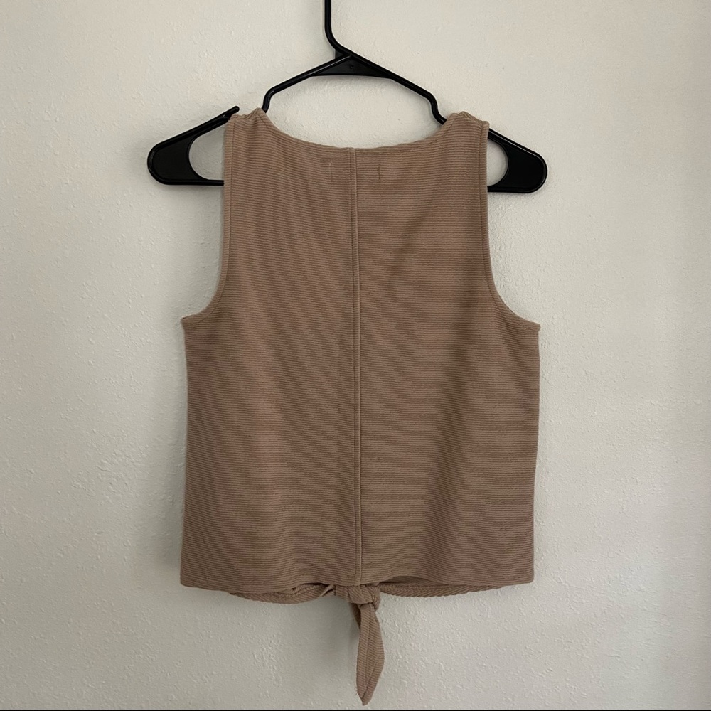 Madewell Texture & Thread Button Front Tank Top XS - Picture 3 of 4